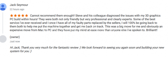 Another great review on Google :)