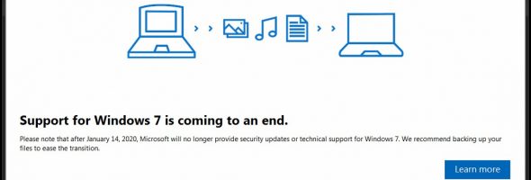 Windows 7 End of Life in sight