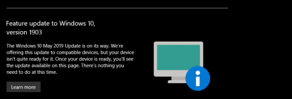 Windows 10 1903 BUGGED again